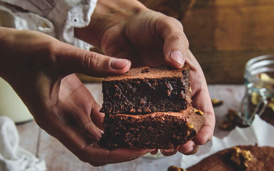 Brownie fondant aux noix