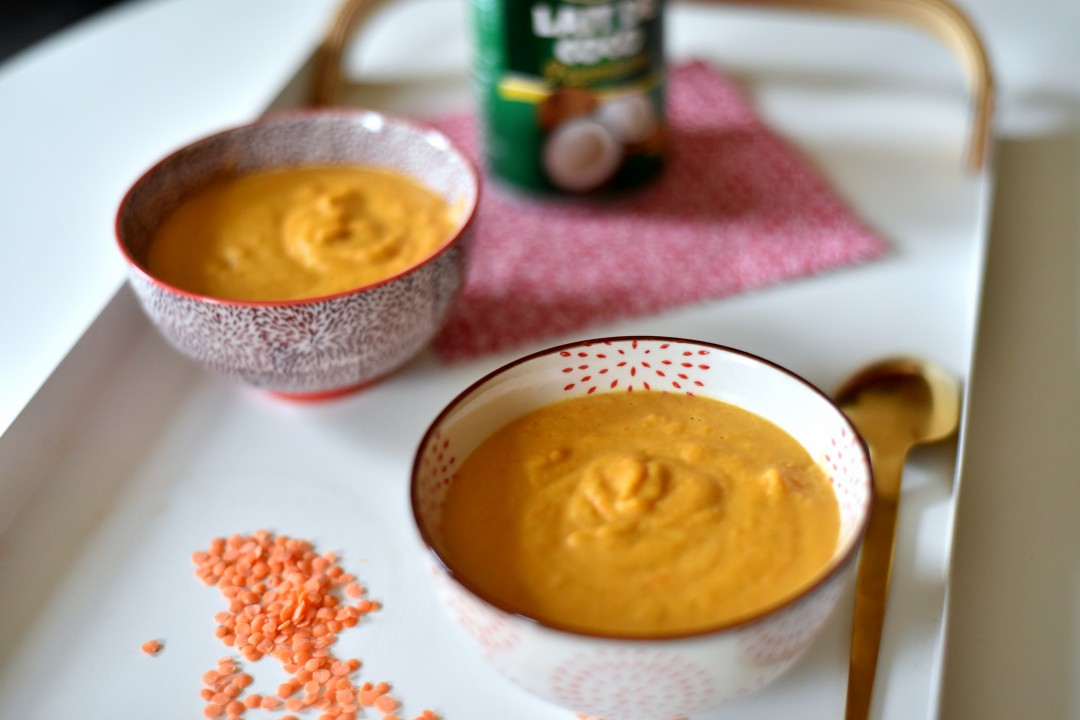 Soupe Potimarron Lentilles Corail Lait De Coco Soupe de lentilles corail et lait de coco | Ma Jolie Food