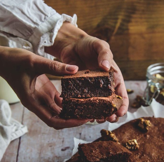 Brownie fondant aux noix