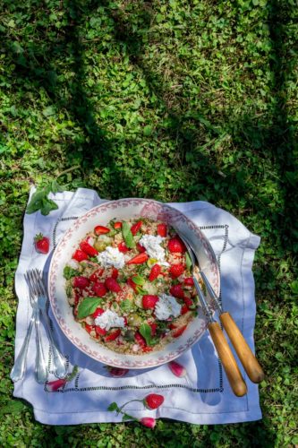 Salade Quinoa, Fraises Et Burrata | Ma Jolie Food