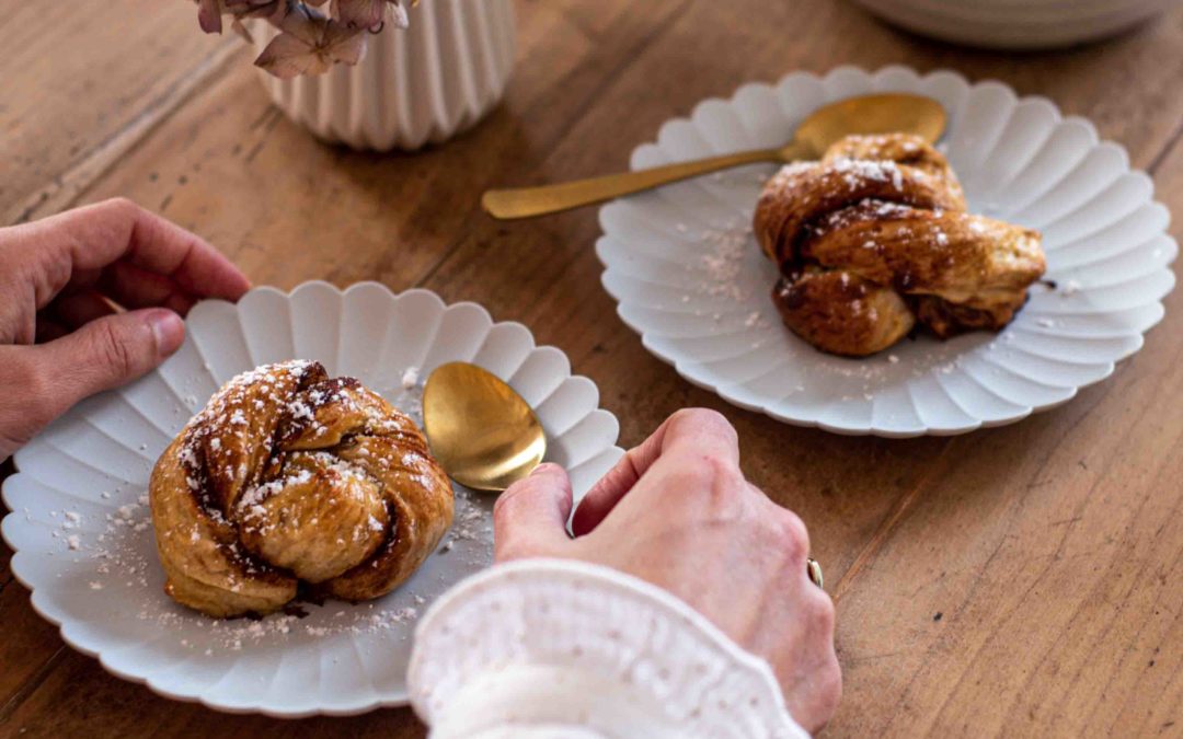 Brioches suédoises à la cannelle ou kanelbullar