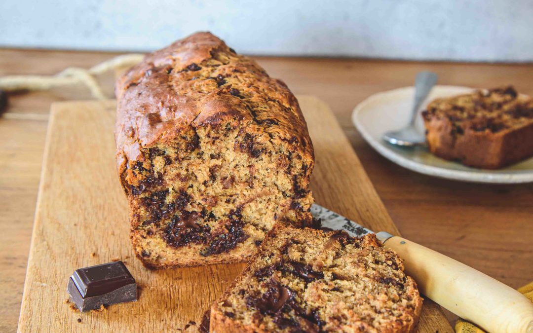 Banana bread au chocolat