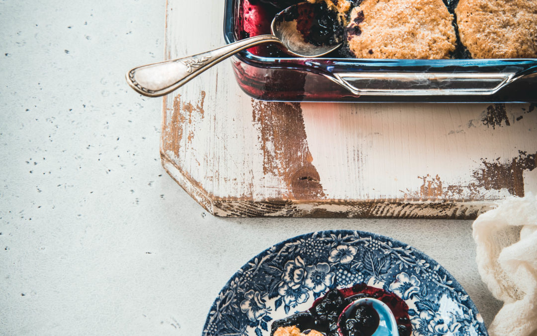 Cobbler aux myrtilles